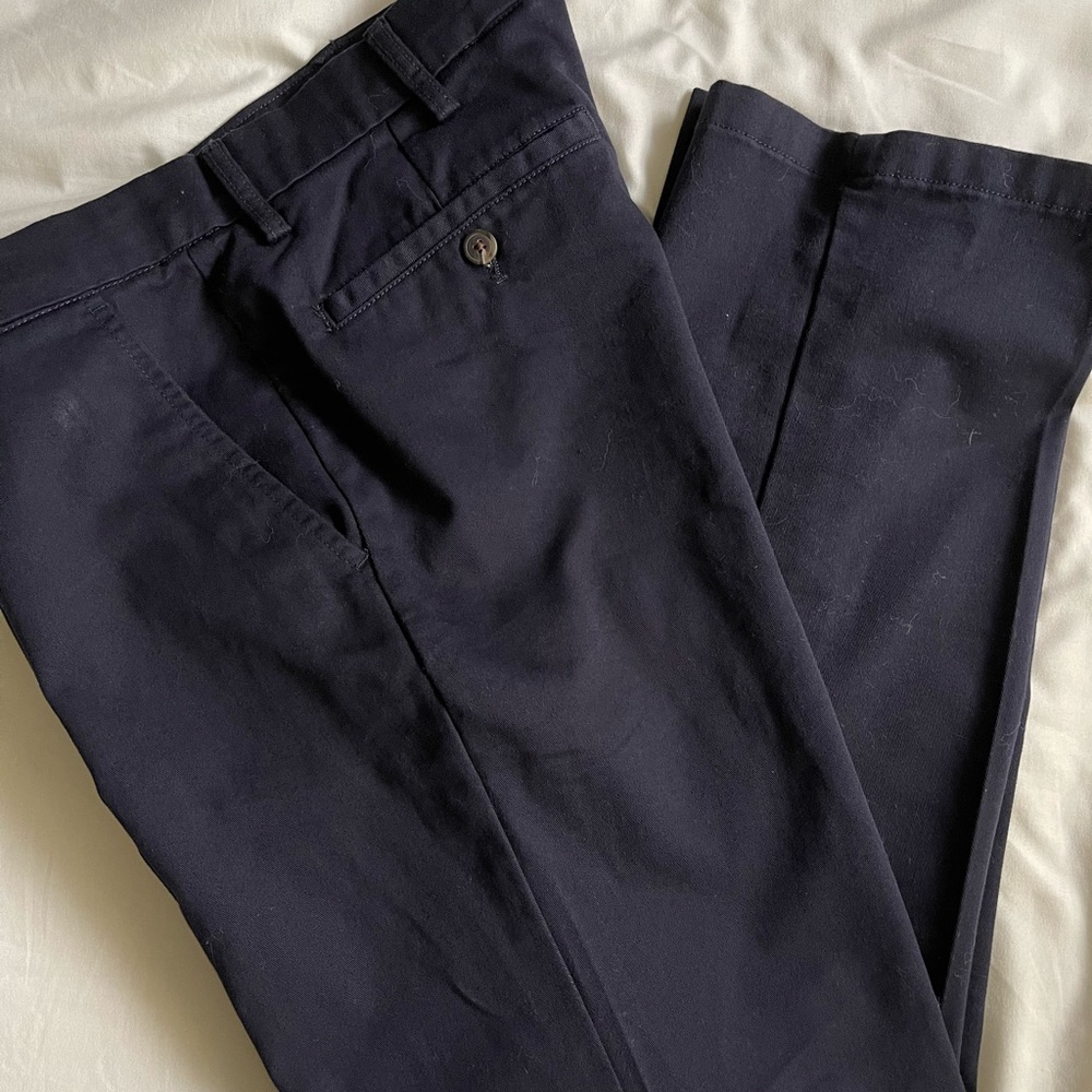 St. John's Bay Easy Care Stretch Mens Classic Fit Flat Front Pant